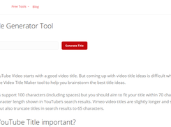 TubeRanker - Title Generator