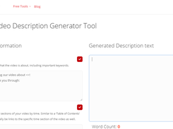 TubeRanker - YouTube Video Description Generator