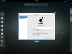 Área de trabalho Gnome