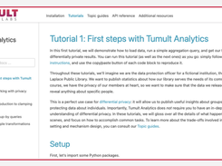 Tumult Analytics Screenshot 1