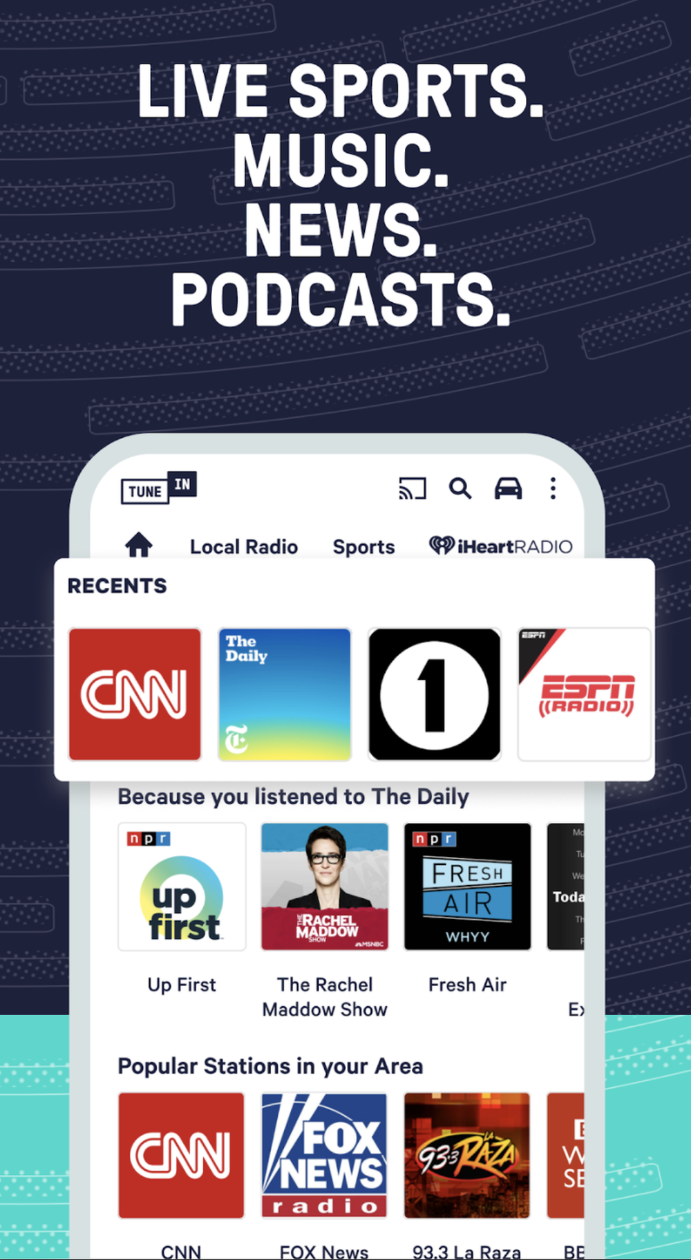 TuneIn Screenshot 1
