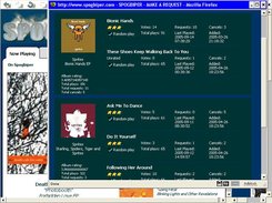 Browsing available songs