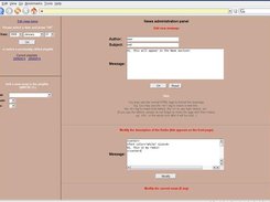 Golgota admin interface