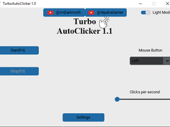 The TurboAutoClicker in light mode