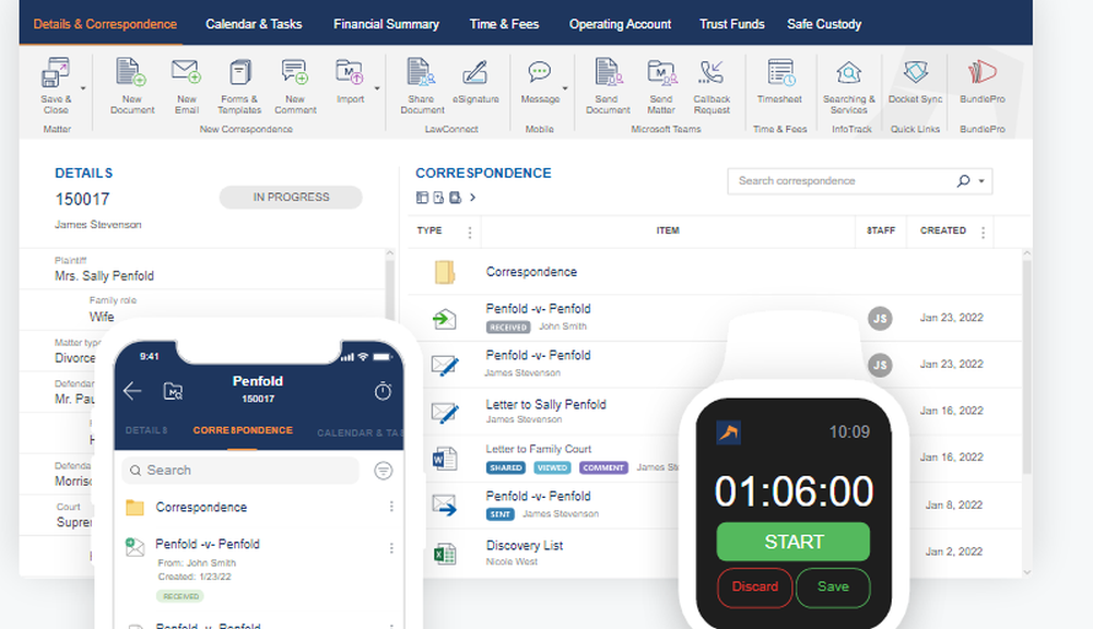 TurboLaw Time and Billing Screenshot 1