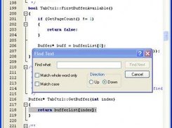 An early screenshot of version 0.3 with Windows XP themes.