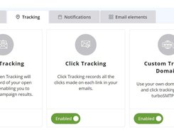 Tracking options