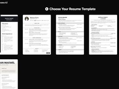 JobResumeAI Templates
