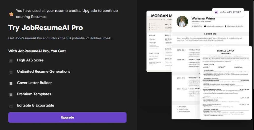JobResumeAI Screenshot 1