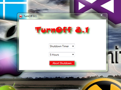 TurnOff 8.1 Shutdown Timer with Abort Button