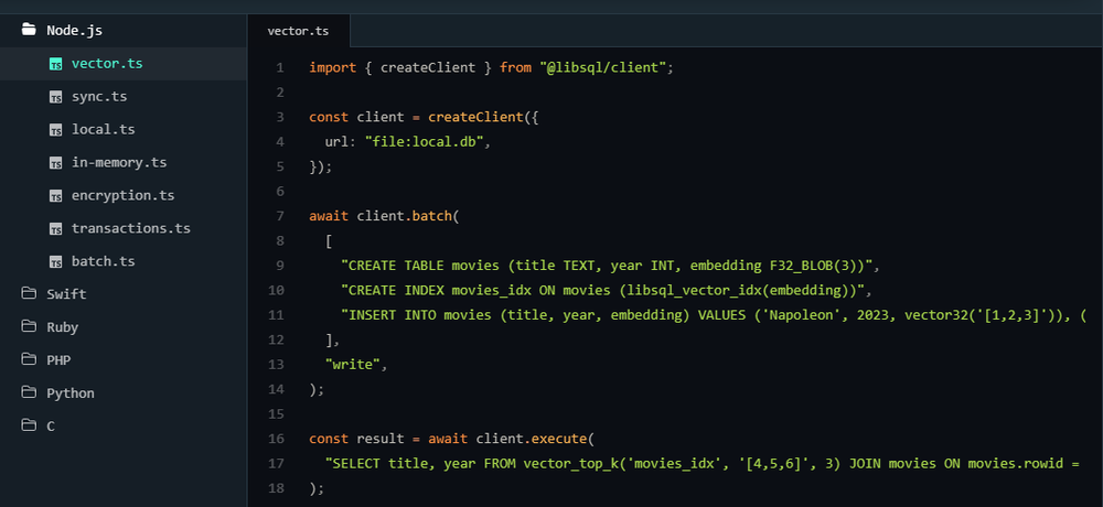 Turso Screenshot 1