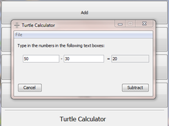 Turtle Calculator Screenshot 1