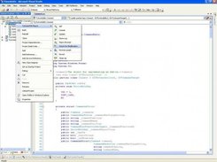 Mouse menu for versioned file clicking the solution explorer