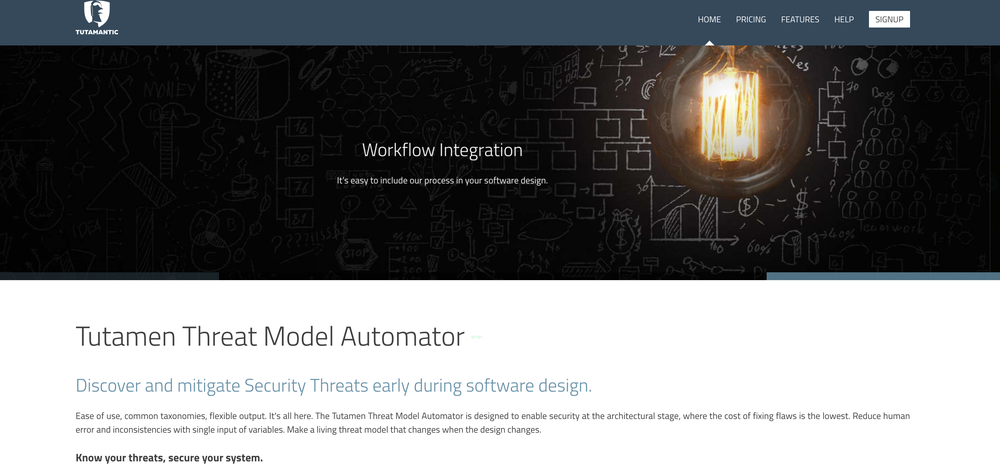 Tutamen Threat Model Automator Screenshot 1