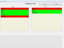 sorting into two distinct categories part