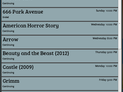 TV Show Manager Screenshot 1