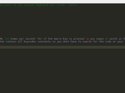 Macro Script