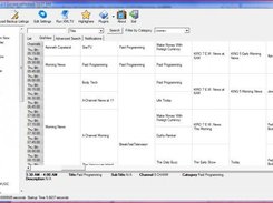 TVGuide's vertical grid view