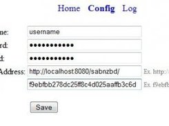 User Config Page