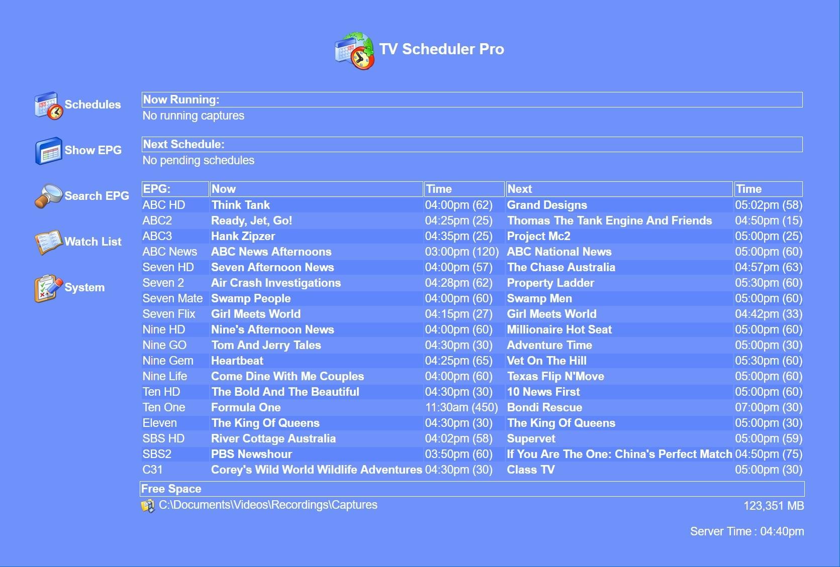 Tv Scheduler Pro Download Sourceforge Net