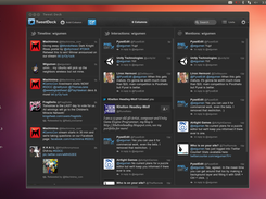 Tweet Deck running on a Ubuntu machine