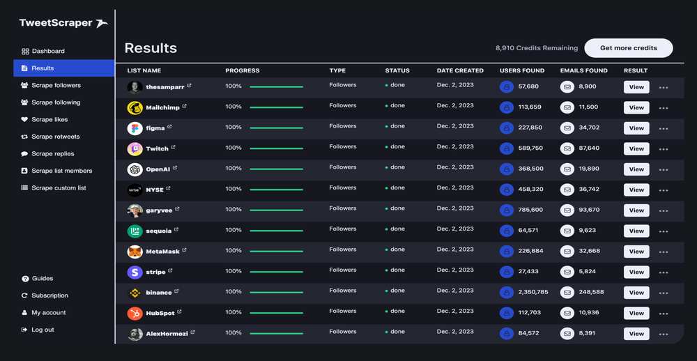 TweetScraper Screenshot 1