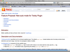 TWiki Screenshot 2