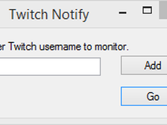 TwitchNotify-win Screenshot 1