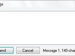 Message dialog.