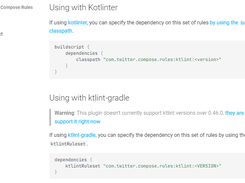 Twitter's Jetpack Compose Rules Screenshot 1