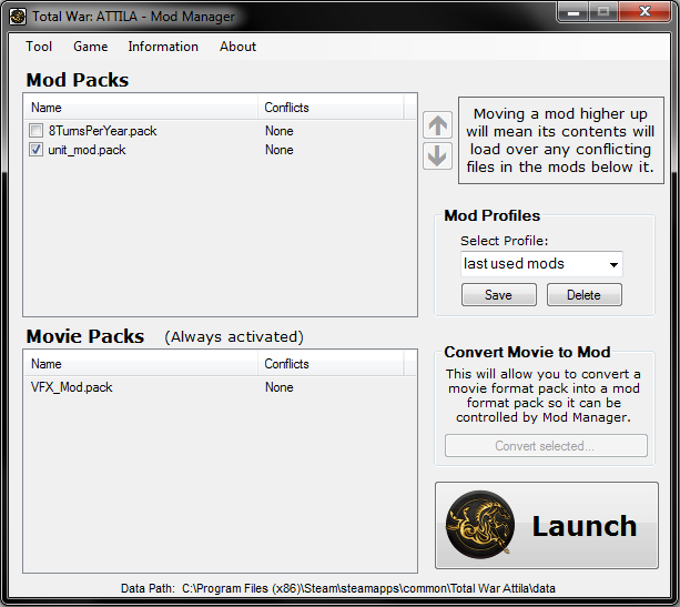 The tools UI
