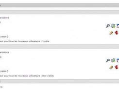 Module administration