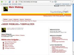 administrate your weblog
