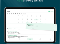 Calendar & Activity Tracking - Easily view, schedule, and manage upcoming calls, demos, and follow-up tasks. Instantly organize and visualize your daily and weekly agenda for efficient workflow.