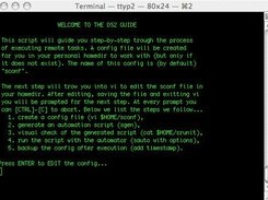 Sample of a DS2 starting page (using sguide)