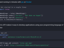 txtai Screenshot 1