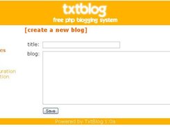 Creating a Blog