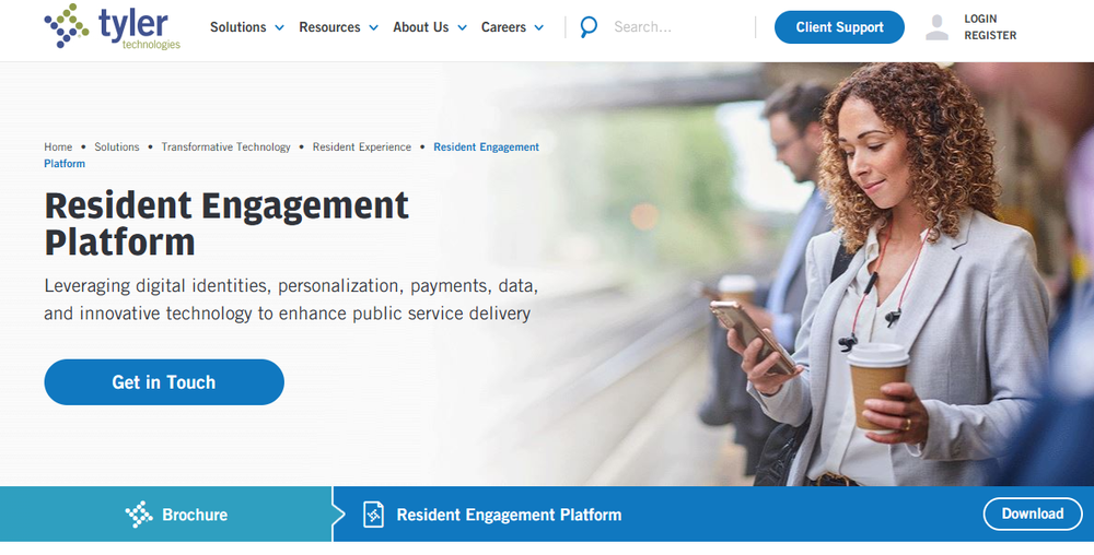 Tyler Resident Engagement Platform Screenshot 1