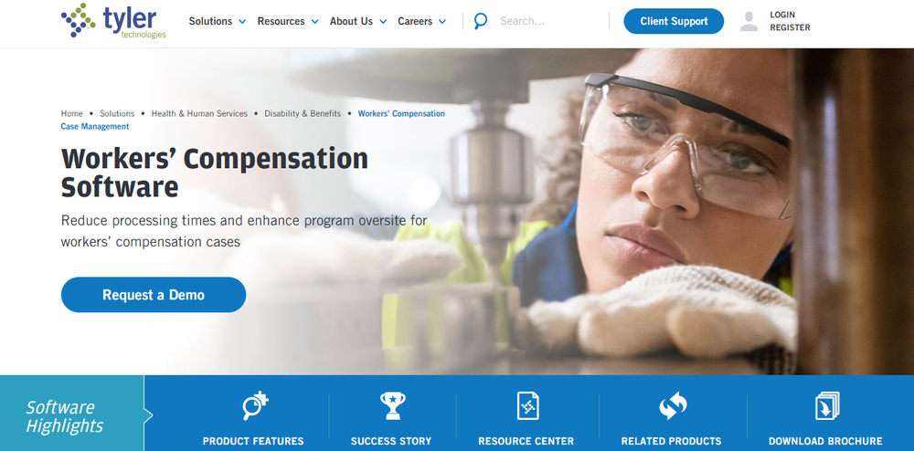 Tyler's Workers’ Compensation Software Screenshot 1