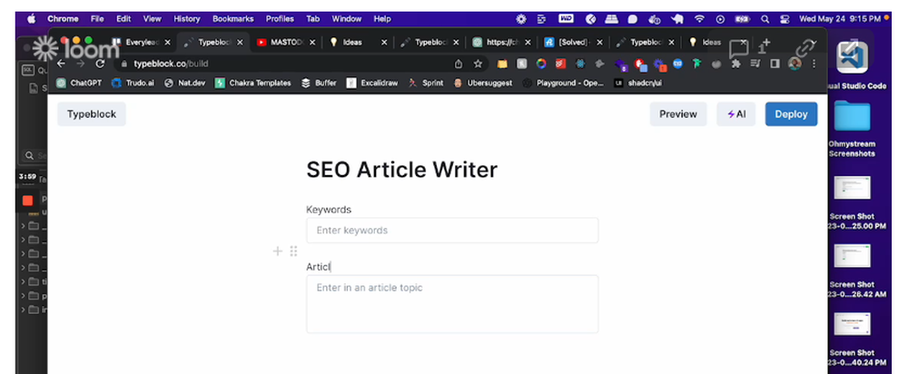 Typeblock Screenshot 1