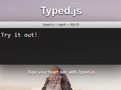 Typed.js Screenshot 1
