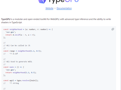 TypeGPU Screenshot 1