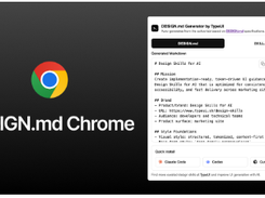 TypeUI DESIGN.md Extractor Screenshot 1