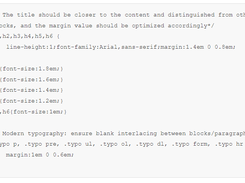 typo.css Screenshot 1