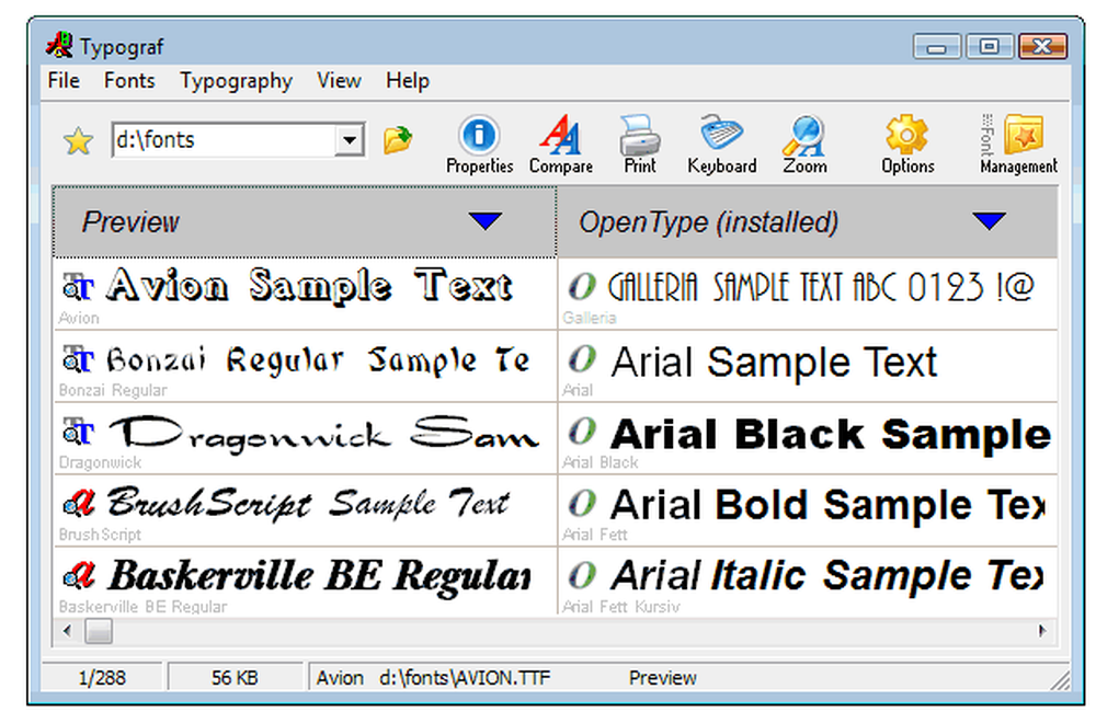 Typograf Screenshot 1