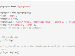 Typography.js Screenshot 2
