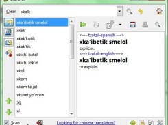 Tzotzil - Spanish / English on StarDict