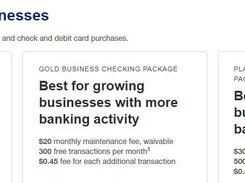 U.S. Bank Business Checking Screenshot 1