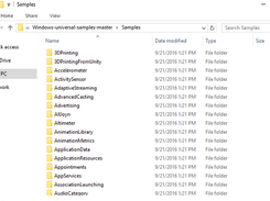 Universal Windows Platform app samples Screenshot 1
