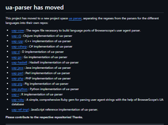 UA-Parser Screenshot 1